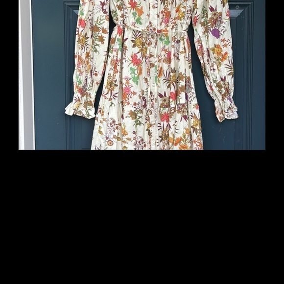 Fore Briar Floral Midi Dress NWT - Picture 4 of 16